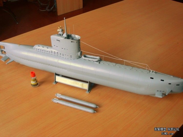威骏cb35104 1/35 二战德国海军xxiii型海防潜艇 2014