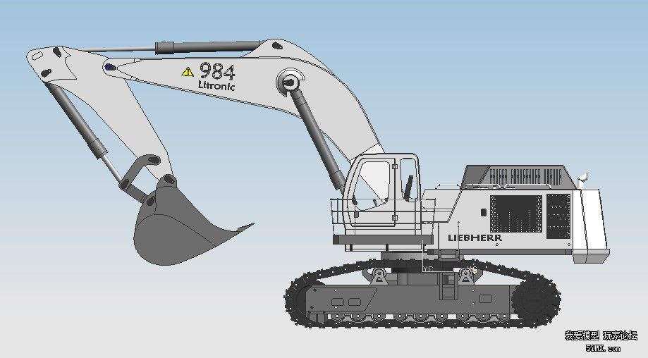 5imx社区 69 车辆模型-【技术专栏】 69 拖头/工程车/挖机/履带