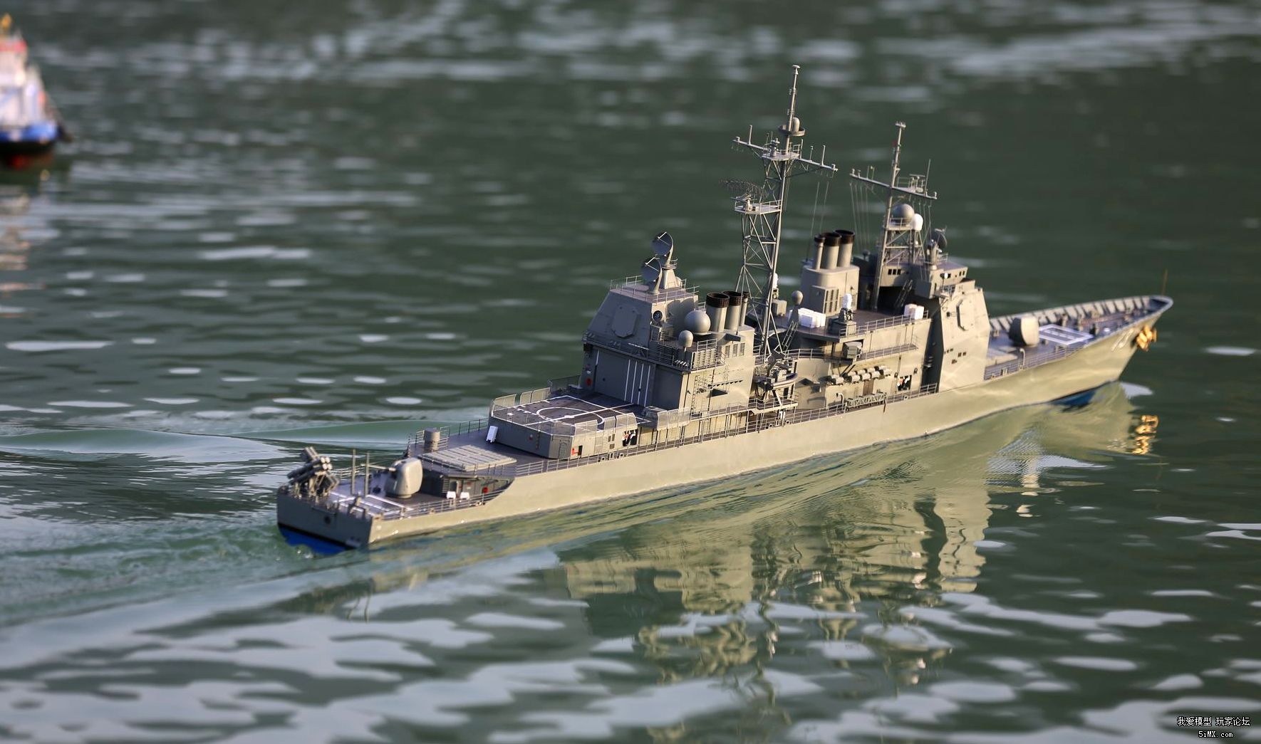 【长三角舰船社】1:96 uss cg73 "皇家港"号巡洋舰制作日志